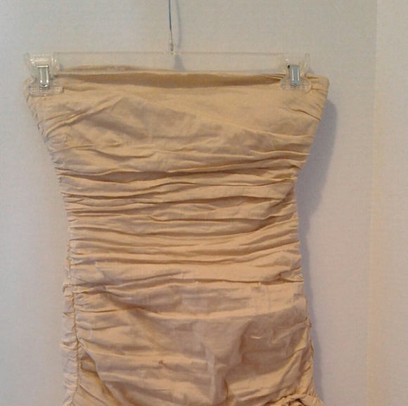 BCBG Champagne Cocktail Dress - Picture 2 of 7